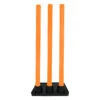Aero Multi Surface Rubber Base Plastic Stumps Set -MR Cricket Hockey 1601 QuickTech Flexi Stumps Rubber