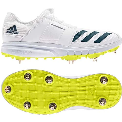 Adipower Howzatt Spiked Cricket Shoe Yellow 3 Adipower Howzatt Spiked Cricket Shoe Yellow