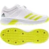 Adipower Vector Mid Spiked Cricket Shoe Yellow -MR Cricket Hockey Adidas Cricket Vector Mid Cricket Shoes 2021 Yellow