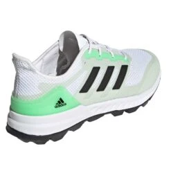 Adipower Hockey 2.1 Hockey Shoe White -MR Cricket Hockey Adidas Hockey 2.1 White Hockey Shoe 2022 Angled Away