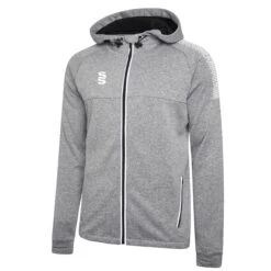 Dual Full Zip Hoody -MR Cricket Hockey DU012 Grey White scaled 1