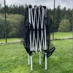 SP6 Folding & Portable Home Cricket Net -MR Cricket Hockey Dimension Sport SP 6 Foldable Cricket Net Folded