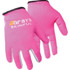 Grays Skinful Hockey Gloves -MR Cricket Hockey Grays Skinful Hockey Glove Full Finger Pink