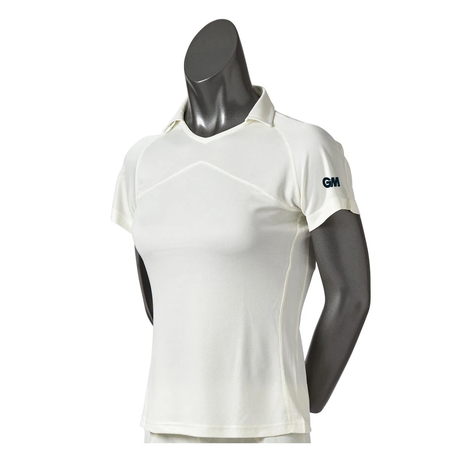 GM ST30 Ladies White Match Cricket Shirt 3 GM ST30 Ladies White Match Cricket Shirt