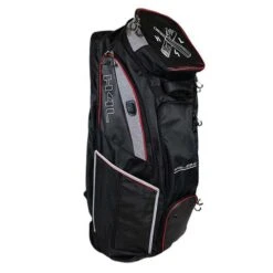 Elite Stand Up Duffle Bag -MR Cricket Hockey H4L PRO TECH ELITE WHEELIE DUFFLE Red side