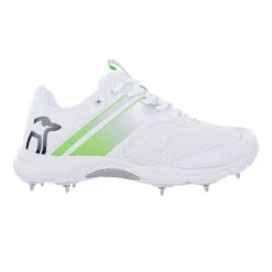 KC 3.0 Spiked Cricket Shoe White Green -MR Cricket Hockey KC 3.0 Spike Green Right