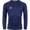 Matrix Tee Shirt Long Sleeve 1 Matrix Tee Shirt Long Sleeve -MR Cricket Hockey Matrix Tee Shirt Long Sleeve Navy