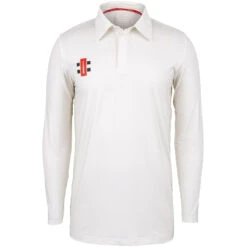 Pro Performance Cricket Shirt Long Sleeve -MR Cricket Hockey Pro Performance Long Sleeve Ivory 2