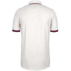 Pro Performance Cricket Shirt Short Sleeve 25 Pro Performance Cricket Shirt Short Sleeve -MR Cricket Hockey Pro Performance Short Sleeve Maroon Trim 2