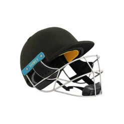 Masterclass Air 2.0 Titanium Helmet -MR Cricket Hockey Shrey Masterclass Air 2.0 steel Cricket Helmet black. side
