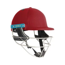 Masterclass Air 2.0 Titanium Helmet -MR Cricket Hockey Shrey Masterclass Air 2.0 steel Cricket Helmet maroon