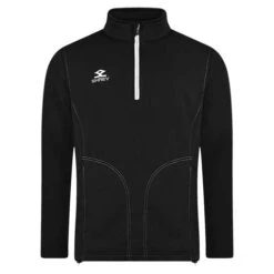 Shrey Performance Fleece -MR Cricket Hockey Shrey Performance Fleece Black Front