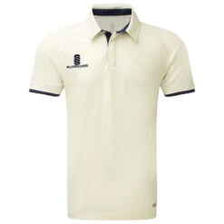Tek Cricket Shirt Short Sleeve -MR Cricket Hockey Surridge Tek Short Sleeve Cricket Shirt NavyTrim