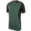 Pro Performance T20 Cricket Shirt Short Sleeve -MR Cricket Hockey T20 Short Sleeve Shirt BlackGreen