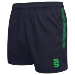 Dual Performance Short -MR Cricket Hockey du020 NAVY EMERALD